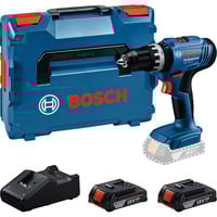 Bosch Perceuse-visseuse à percussion sans fil GSB 18V-25 Professional, 18 Volt, Perceuse à percussion Bleu/Noir