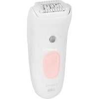 Braun Silk-épil 5 5-000 28 pince(s) Rose, Blanc, Appareil à épiler Blanc/Rose, Rose, Blanc, 28 pince(s), MicroGrip, 0,5 mm, Batterie, Batterie intégré