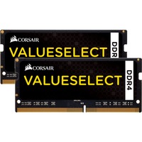 Corsair ValueSelect 16 Go DDR4-2133 (2x 8 Go) mémoire PC portable Noir, CMSO16GX4M2A2133C15, SO-DIMM