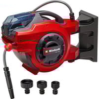 EINHELL Enrouleur de tuyau à batterie Power X-Change GE-HR 18/30 Li-Solo, 18 Volt, Dévidoir Rouge