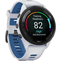 Garmin Forerunner 265, Smartwatch Blanc/bleu foncé