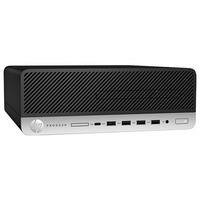 HP ProDesk 600 G5 SFF Reconditionné, PC Noir/Argent