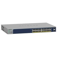 Netgear GS724TPv3 Géré L2 Gigabit Ethernet (10/100/1000) Connexion Ethernet, supportant l'alimentation via ce port (PoE) Gris, Switch Bleu, Géré, L2, Gigabit Ethernet (10/100/1000), Connexion Ethernet, supportant l'alimentation via ce port (PoE), Grille de montage