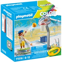 PLAYMOBIL Color Joueur de basketball, Jouets de construction 