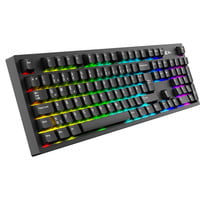 Sharkoon OfficePal KB70W Silent RGB clavier Noir, Layout DE (QWERTZ), 100%