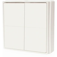Shelly BLU Wall Switch 4, Interrupteur Blanc