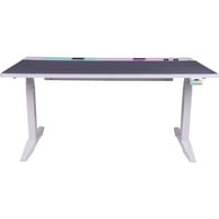 Thermaltake Bureau de jeu G700 RGB blanc, Bureau gaming Blanc