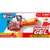 XSHOT Hyper Gel Glow Motorized Gatling Blaster, Gel-Blaster