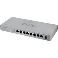 Zyxel MG-108 Non-géré 2.5G Ethernet (100/1000/2500) Acier, Switch Non-géré, 2.5G Ethernet (100/1000/2500), Full duplex, Montage mural