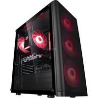 ALTERNATE ALT-HEROE-AMD-001, PC gaming Noir/transparent