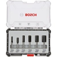 Bosch 2607017466 Jeu d'embouts 6 pièce(s), Fraise Jeu d'embouts, 8 mm, 6 pièce(s), 54, 50, 60, 60, 60, 60 mm, 20, 20, 30, 30, 30, 30 mm, 6, 8, 10, 12, 16, 20 mm