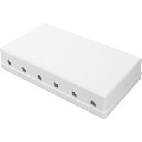 Digitus Boîtier de point de consolidation, pour 6 modules Keystone Blanc
