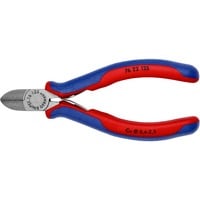 KNIPEX Pince coupante 76 22 125, Tenailles de cran Rouge/Bleu