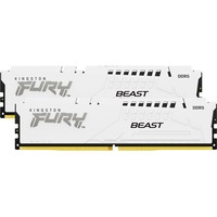 Kingston FURY FURY Beast 32 Go 6800 MT/s DDR5 CL34 DIMM (Kits de 2) White EXPO, Mémoire vive Blanc, 32 Go, 2 x 16 Go, DDR5, 288-pin DIMM, Blanc