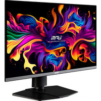 MSI MPG 271QRXDE QD-OLED écran plat de PC 67,3 cm (26.5") 2560 x 1440 pixels Wide Quad HD Noir Moniteur gaming Noir, 1x DisplayPort, 2x HDMI, 1x USB-C, 2x USB-A, 360 Hz, 67,3 cm (26.5"), 2560 x 1440 pixels, Wide Quad HD, QD-OLED, 1 ms, Noir