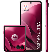 Motorola razr 60 Ultra, Smartphone rose fuchsia, Go, Dual-SIM, Android