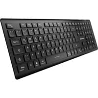 Sharkoon OfficePal K30W clavier Noir, Layout DE (QWERTZ), Rubberdome, 100%