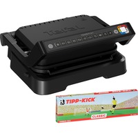 Tefal OptiGrill 4in1 GC7748 Gril de contact grill à contact électrique Noir, Noir, Métal, Rectangulaire, Boutons, 600 cm², 300 x 200 mm