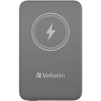 Verbatim Charge 'n' Go Lithium Polymère (LiPo) 10000 mAh Recharge sans fil Gris, Powerbank Gris, 10000 mAh, Lithium Polymère (LiPo), Quick Charge 3.0, Recharge sans fil, Gris