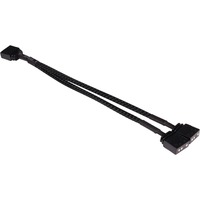 Alphacool Diviseur en Y aRGB 3 broches vers 2x 3 broches, 15 cm, Câble en Y Noir