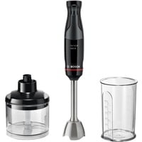 Bosch Serie 4 MSM4B620 blender 0,6 L Mélangeur par immersion 1000 W Noir, Batteur électrique Noir/Anthracite, Mélangeur par immersion, 0,6 L, Pileur de glace, 1,4 m, 1000 W, Noir