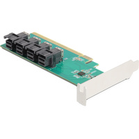 DeLOCK Carte PCI Express x16 vers 4 x interne SFF-8643 NVMe - LP, Carte d'interface 