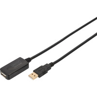 Digitus Câble d'extension USB 2.0 actif, 5 mètres Noir