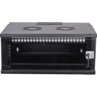 Digitus Kit réseau SOHO Pro 19" 540x400 mm (LxP), Armoire informatique Noir