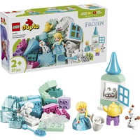 LEGO DUPLO Disney Frozen Boîte créative avec Elsa et Olaf, Jouets de construction 