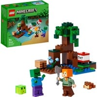 LEGO Minecraft - L'aventure du marais, Jouets de construction 