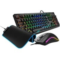 Sharkoon set de bureau Noir, Layout DE, Huano Red