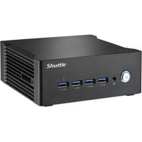 Shuttle Nano PC NA10H7, AMD Ryzen™ 7-8845HS APU, Radeon 780M , 2xHDMI, 2xUSB 4.0 (DP), 2x2.5Gbit LAN, VESA, 24/7, Barebone Noir, AMD Ryzen™ 7-8845HS APU, Radeon 780M , 2xHDMI, 2xUSB 4.0 (DP), 2x2.5Gbit LAN, VESA, 24/7, PC de dimension 1L, Mini PC type barebone, DDR5-SDRAM, PCI Express, Ethernet/LAN, 120 W