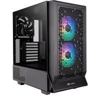 Thermaltake Ceres 330 TG ARGB boîtier midi tower Noir | 2x USB-A | 1x USB-C | RGB | Verre Trempé