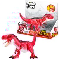ZURU Action Dinosaure Tyrannosaure ZURU, Figurine Robo Alive Action Dinosaure Tyrannosaure, 3 an(s), Multicolore, Plastique