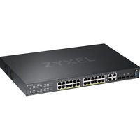 Zyxel GS2220-28HP-EU0101F commutateur réseau Géré L2 Gigabit Ethernet (10/100/1000) Connexion Ethernet, supportant l'alimentation via ce port (PoE) Noir, Switch Géré, L2, Gigabit Ethernet (10/100/1000), Connexion Ethernet, supportant l'alimentation via ce port (PoE), Grille de montage