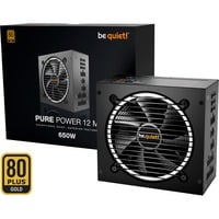 be quiet! Pure Power 12M, 650 Watt alimentation  Noir, 3x PCIe, Gestion des câbles