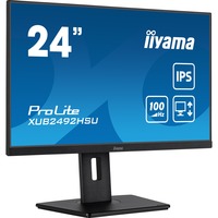 iiyama ProLite XUB2492HSU-B6 23.8" Moniteur Noir (Mat), HDMI, DisplayPort, USB, Audio