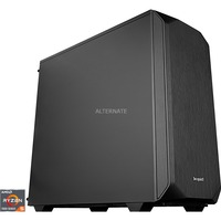 ALTERNATE AGP-SILENT-AMD-002, PC gaming Noir/transparent