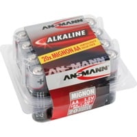 Ansmann 5015548 pile domestique Batterie à usage unique Alcaline Batterie à usage unique, Alcaline, Noir, Gris, 14,5 mm, 14,5 mm, 50,5 mm