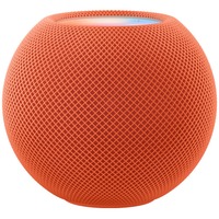 Apple HomePod mini, Haut-parleur Orange, Apple Siri, Rond, Orange, Plage complète, Tactile, Apple Music, TuneIn