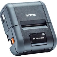 Brother RJ-2030 Imprimante avec un port infrarouge 203 x 203 DPI Avec fil &sans fil Thermique directe Imprimante mobile, Imprimante à reçu Noir, Thermique directe, Imprimante mobile, 203 x 203 DPI, 6 ips, 152 mm/sec, 4 cm