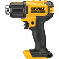 DEWALT Pistolet à air chaud sans fil DCE530N-XJ, 18Volt, Souffleur à chaleur Jaune/Noir