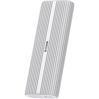 D-Link DSP-411 Boîtier de disques de stockage Enceinte ssd Aluminium M.2, Boîtier disque dur Blanc, Enceinte ssd, M.2, M.2, 40 Gbit/s, Connectivité USB, Aluminium