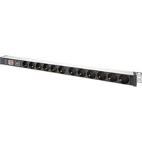 Digitus DN-95435, Multiprise Noir/en aluminium