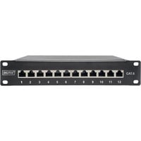 Digitus Panneau de brassage 10" Cat.6 12 ports 1U Noir