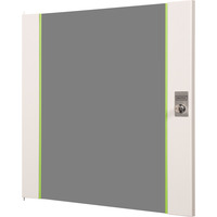 Digitus Porte avant en verre pour armoire murale 19" 12U série Unique, Panneau avant Gris