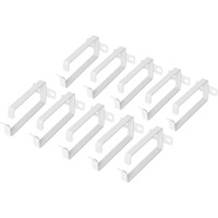 Digitus Supports de gestion des câbles pour armoires 2HE, Guide-câble Gris, 10 pièces