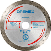 Dremel Disque diamanté pour carrelage DSM20 (DSM540), Disque de coupe 