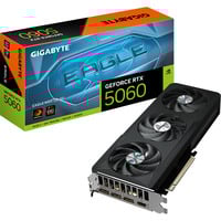 GIGABYTE GeForce RTX 5060 EAGLE MAX OC 8G Carte Graphique – 8 Go GDDR7, 128 bits, PCI-E 5.0, fréquence cœur 2550 MHz, 3 x DisplayPort, 1 x HDMI, NVIDIA DLSS 4, GV-N5060EAGLEMAX OC-8GD 1.0 128 bits, PCI-E 5.0, fréquence cœur 2550 MHz, 3 x DisplayPort, 1 x HDMI, NVIDIA DLSS 4, GV-N5060EAGLEMAX OC-8GD 1.0, GeForce RTX 5060, 8 Go, GDDR7, 128 bit, 28000 MHz, PCI Express 5.0