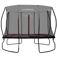 HUDORA Trampoline 4square 215 x 305, Appareil de fitness Noir/Rouge